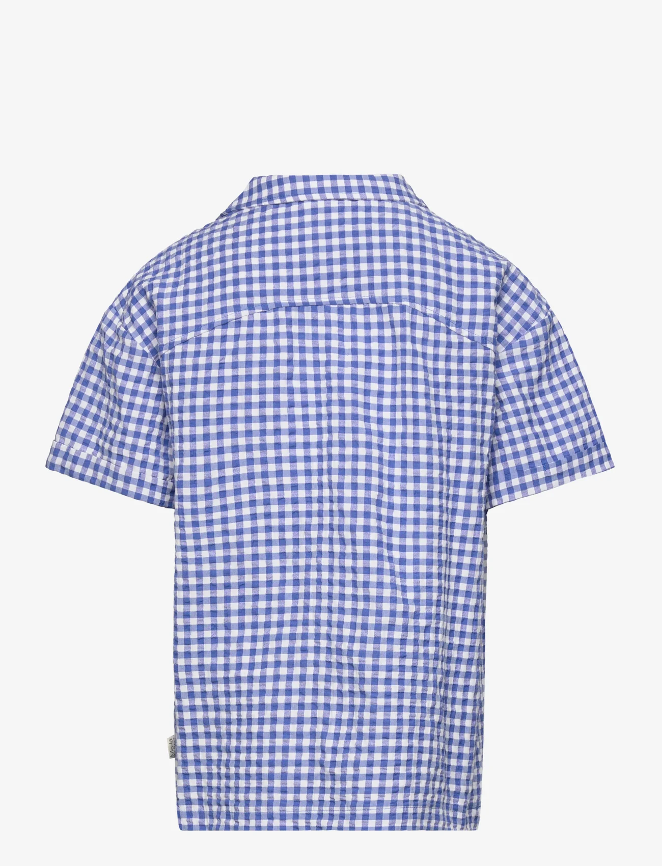 Ma-ia Family - RUUTU SHIRT - kortærmede skjorter - blue - 1