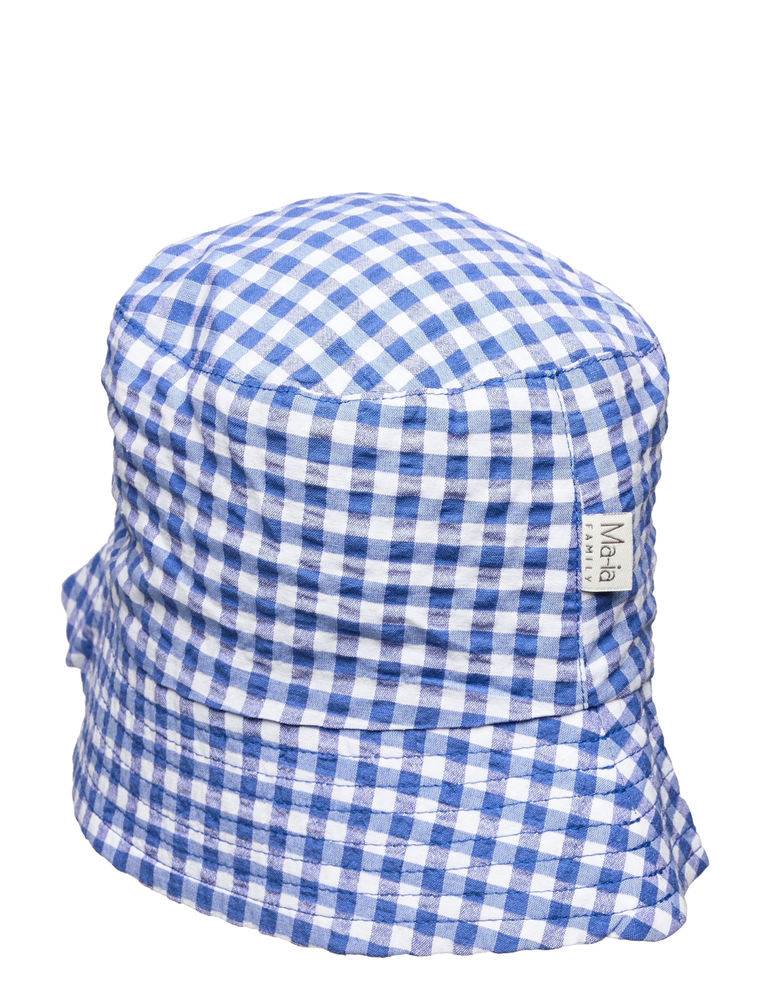 Ma-ia Family - JUN PLAID HAT - accessories - blue - 1