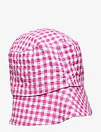 JUN PLAID HAT - PINK