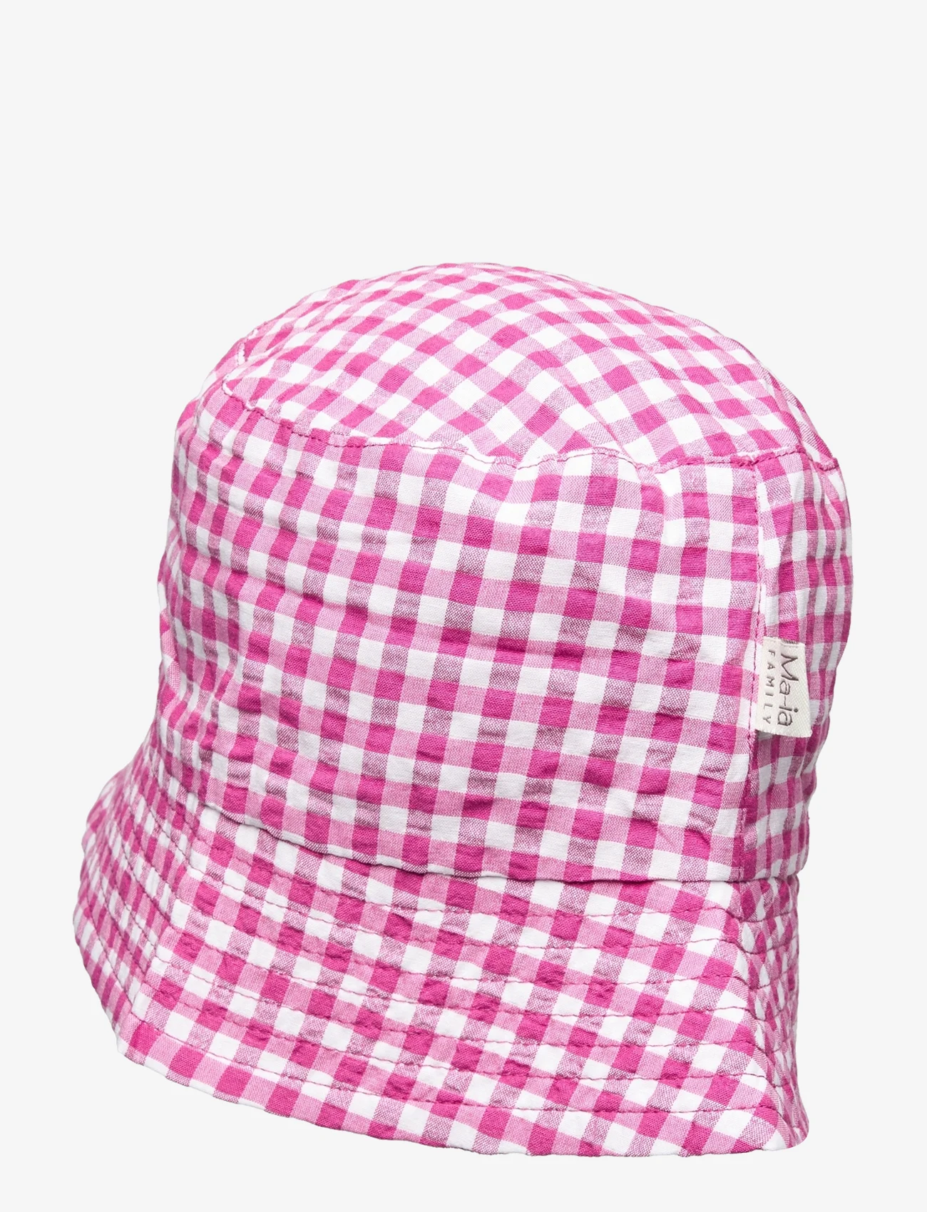 Ma-ia Family - JUN PLAID HAT - sommerkupp - pink - 1