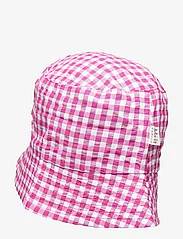 Ma-ia Family - JUN PLAID HAT - suvised sooduspakkumised - pink - 1