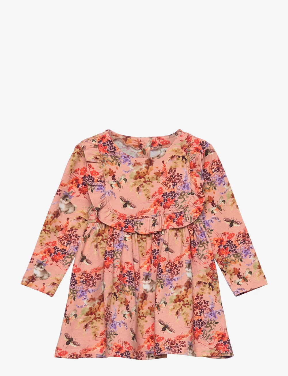 Ma-ia Family - VARPU KLÄNNING - vauvojen pitkähihaiset mekot - orange - 0