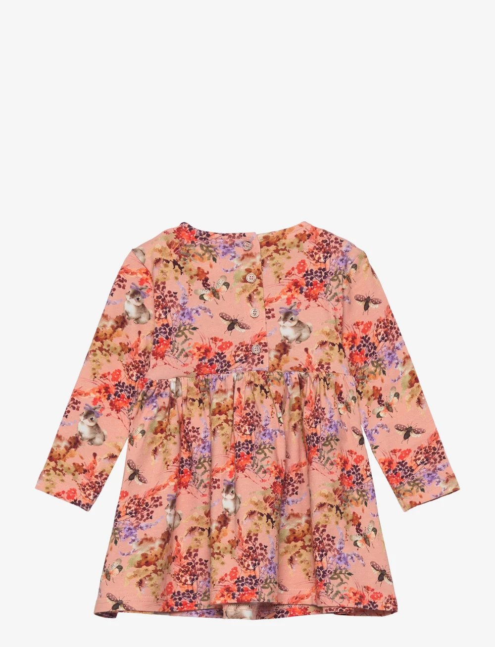 Ma-ia Family - VARPU KLÄNNING - vauvojen pitkähihaiset mekot - orange - 1