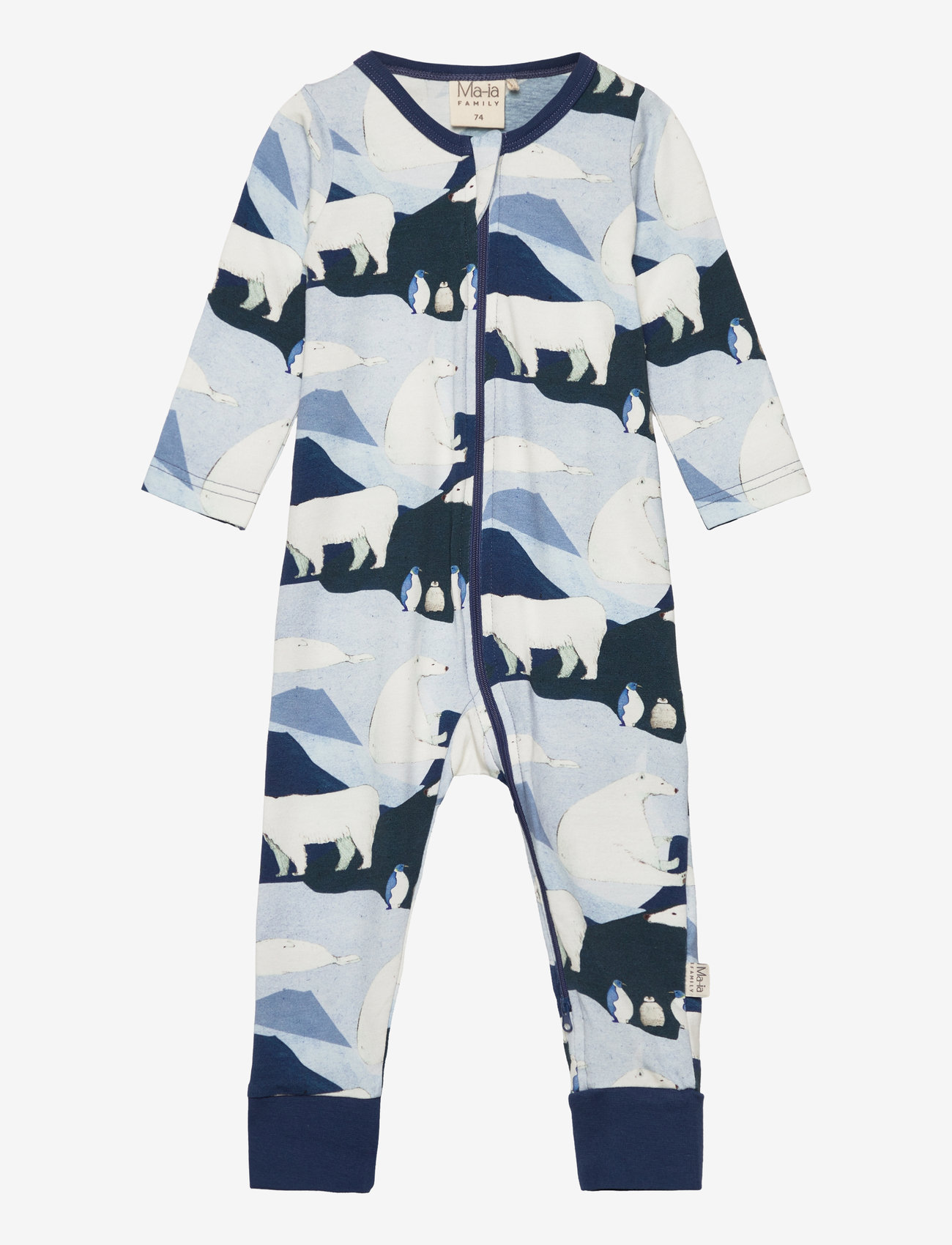 Ma-ia Family - POLAR PYJAMAS - blue - 0