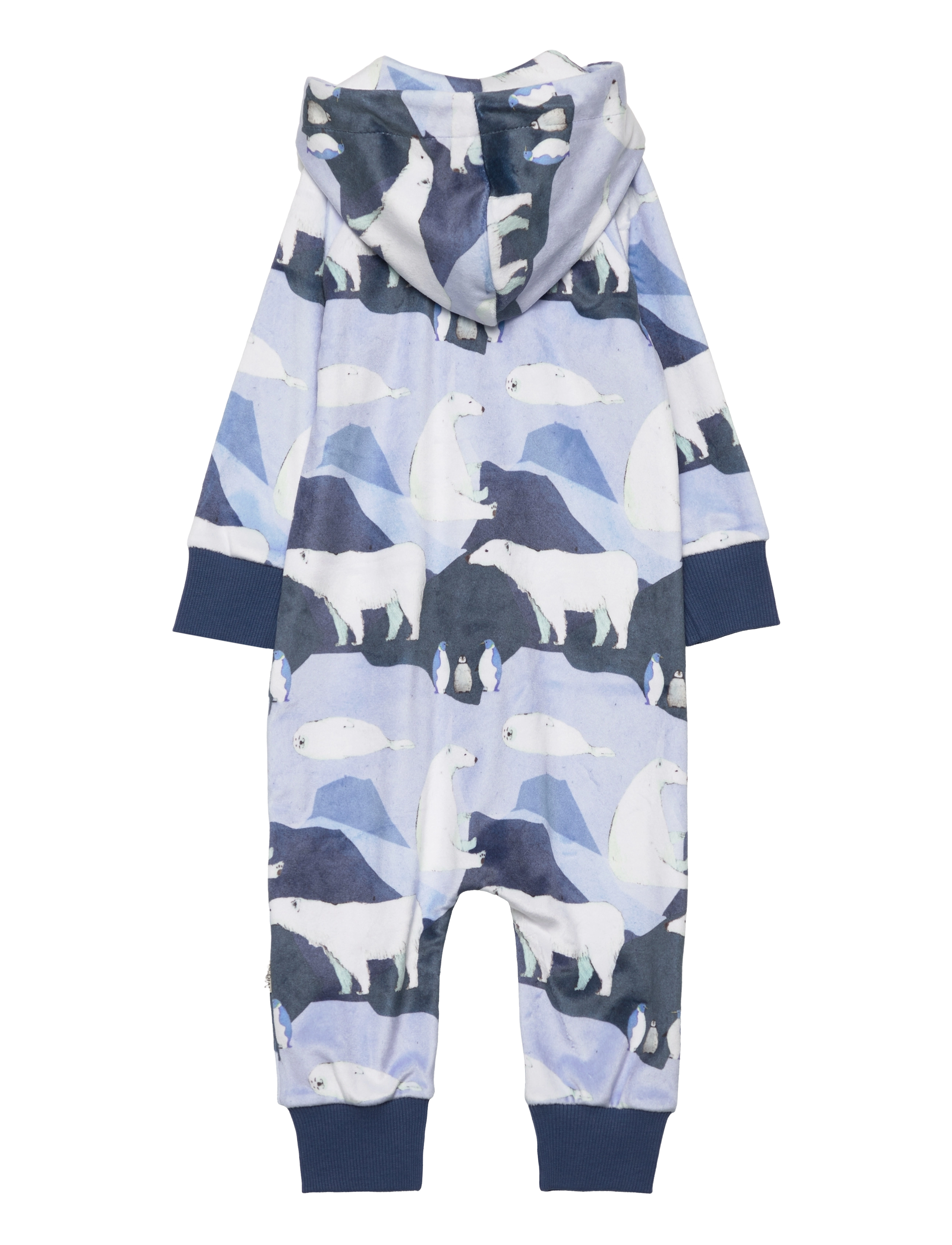 Ma-ia Family - POLAR VELOUR OVERALL - blue - 1