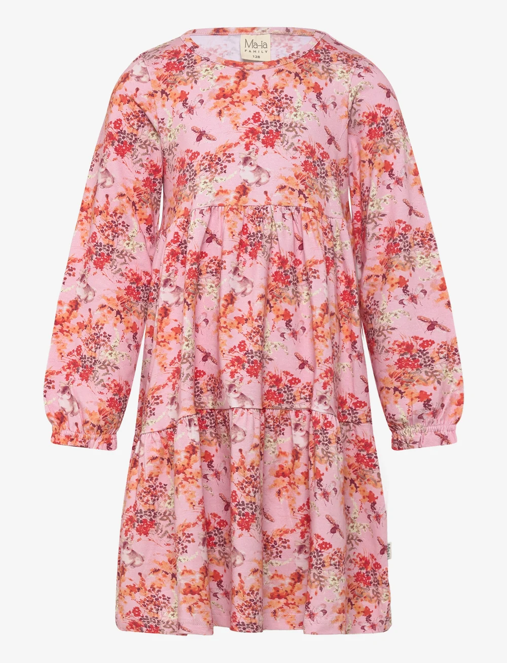 Ma-ia Family - VARPU KLÄNNING - långärmade vardagsklänningar - pink - 0