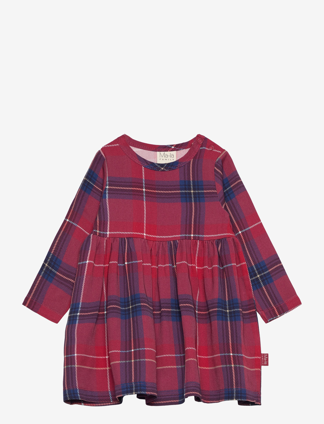 Ma-ia Family - RUTIG KLÄNNING - långärmade babyklänningar - red - 0