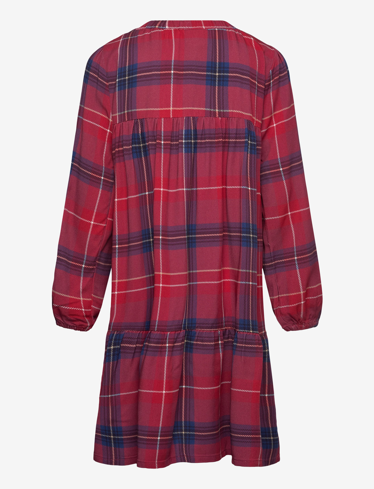 Ma-ia Family - RUTIG KLÄNNING - pikkade varrukatega vabaaja kleidid - red - 1