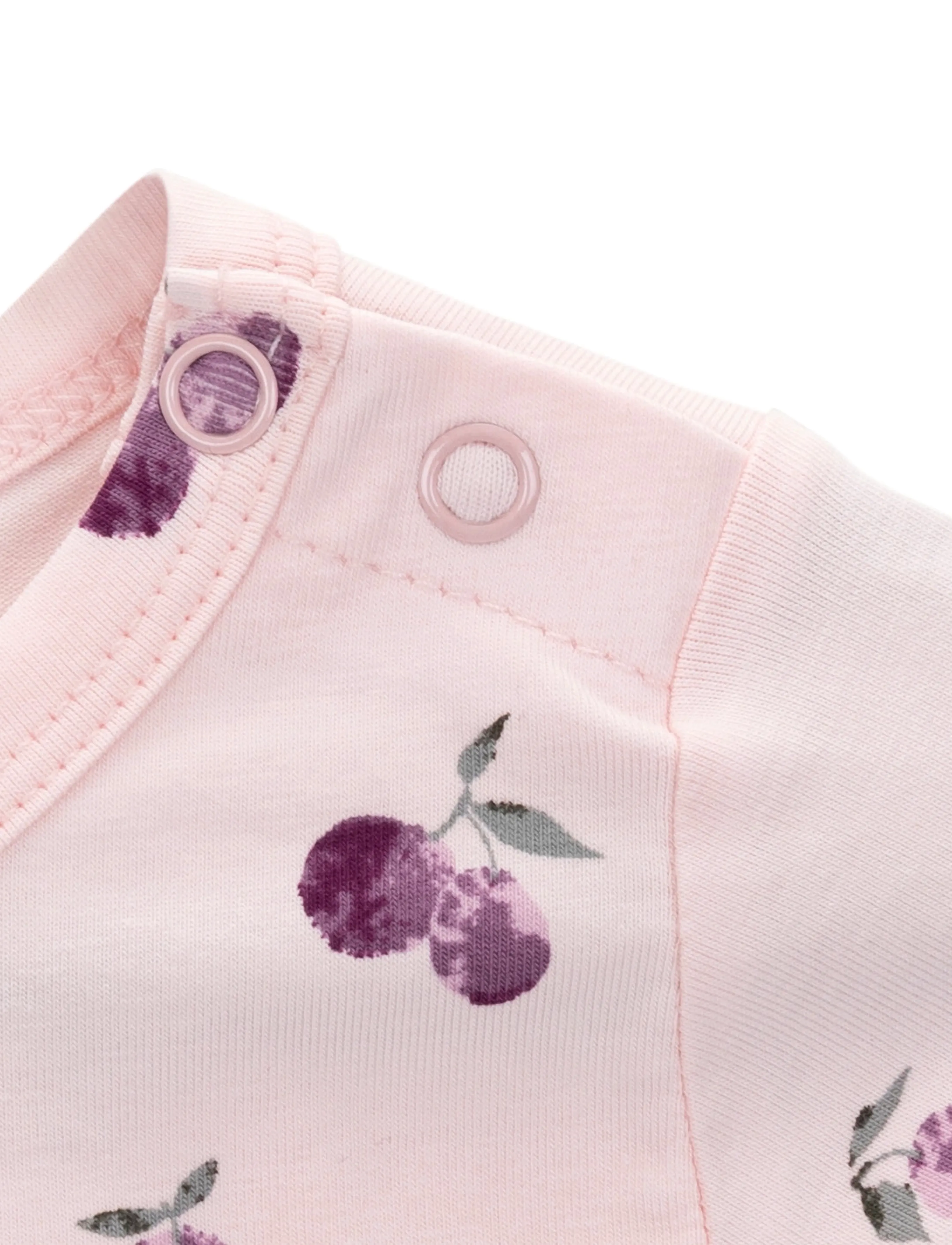 Ma-ia Family - PLOMMON KLÄNNING B - long-sleeved baby dresses - pink - 2