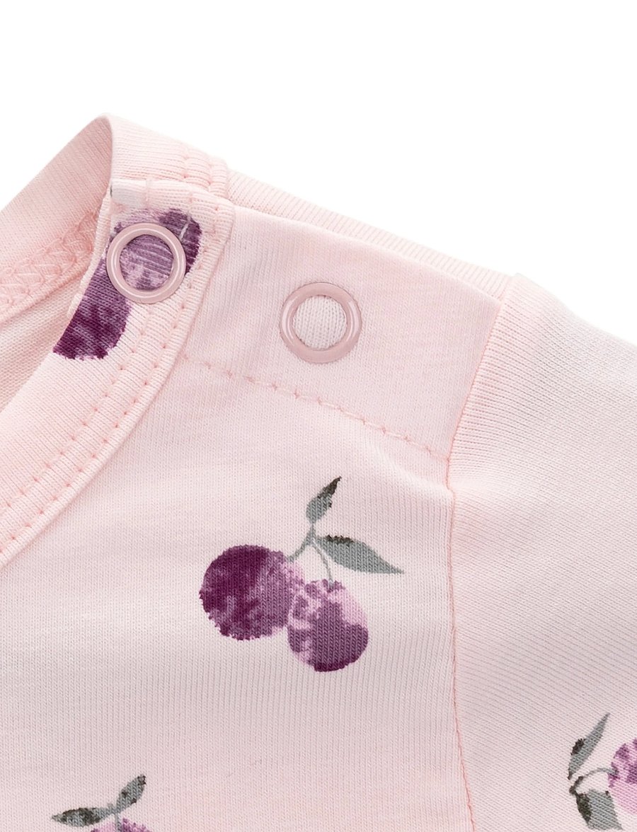 Ma-ia Family - PLOMMON KLÄNNING B - langärmelige babykleider - pink - 2