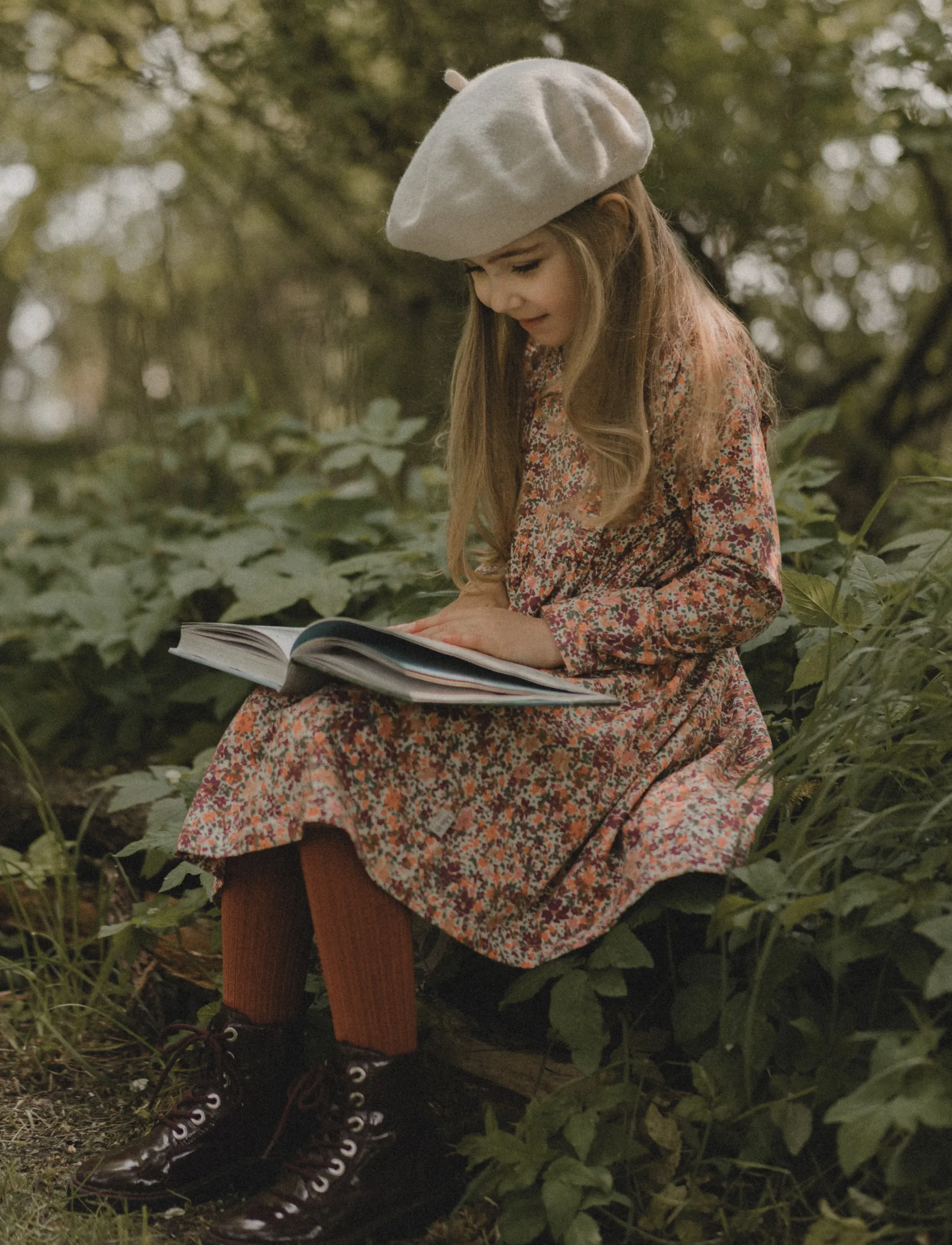 Maia Family Primrose Klänning, 104, Casual Dresses, Mehrfarbig/gemustert - Long-sleeved Kinder