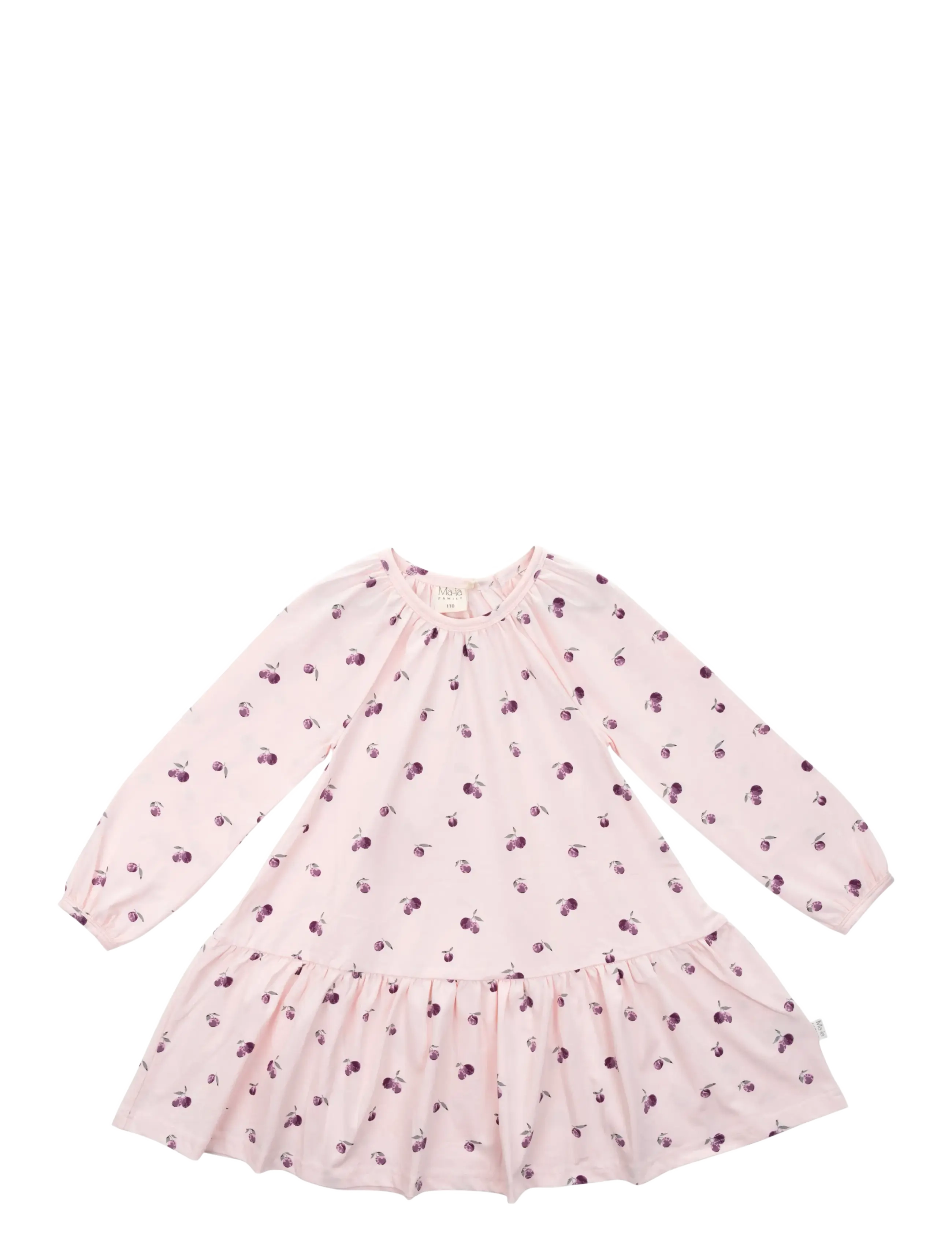MAIA FAMILY Plommon Klänning Pink - 110 - Kinder