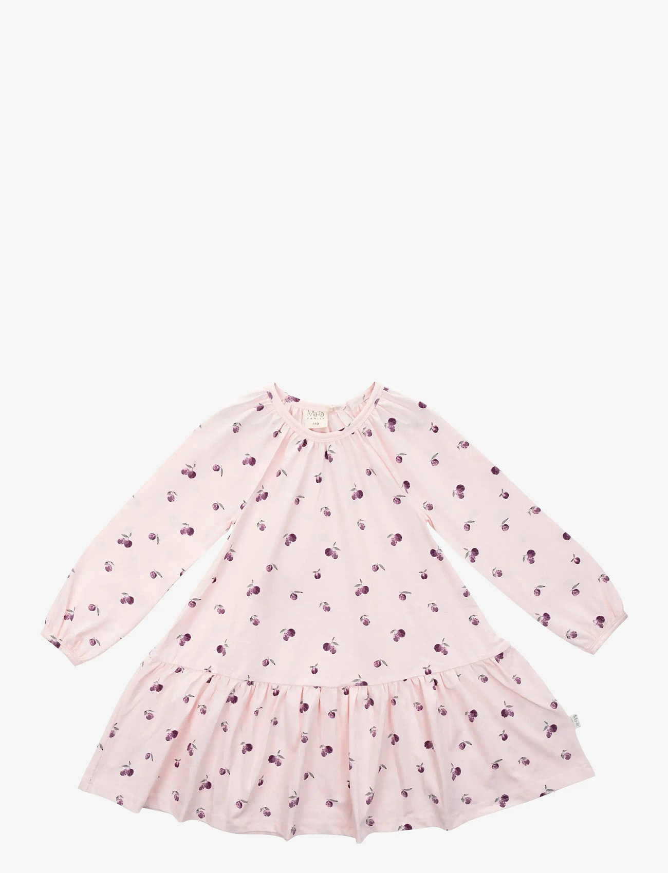 Ma-ia Family - PLOMMON KLÄNNING - langärmelige freizeitkleider - pink - 1