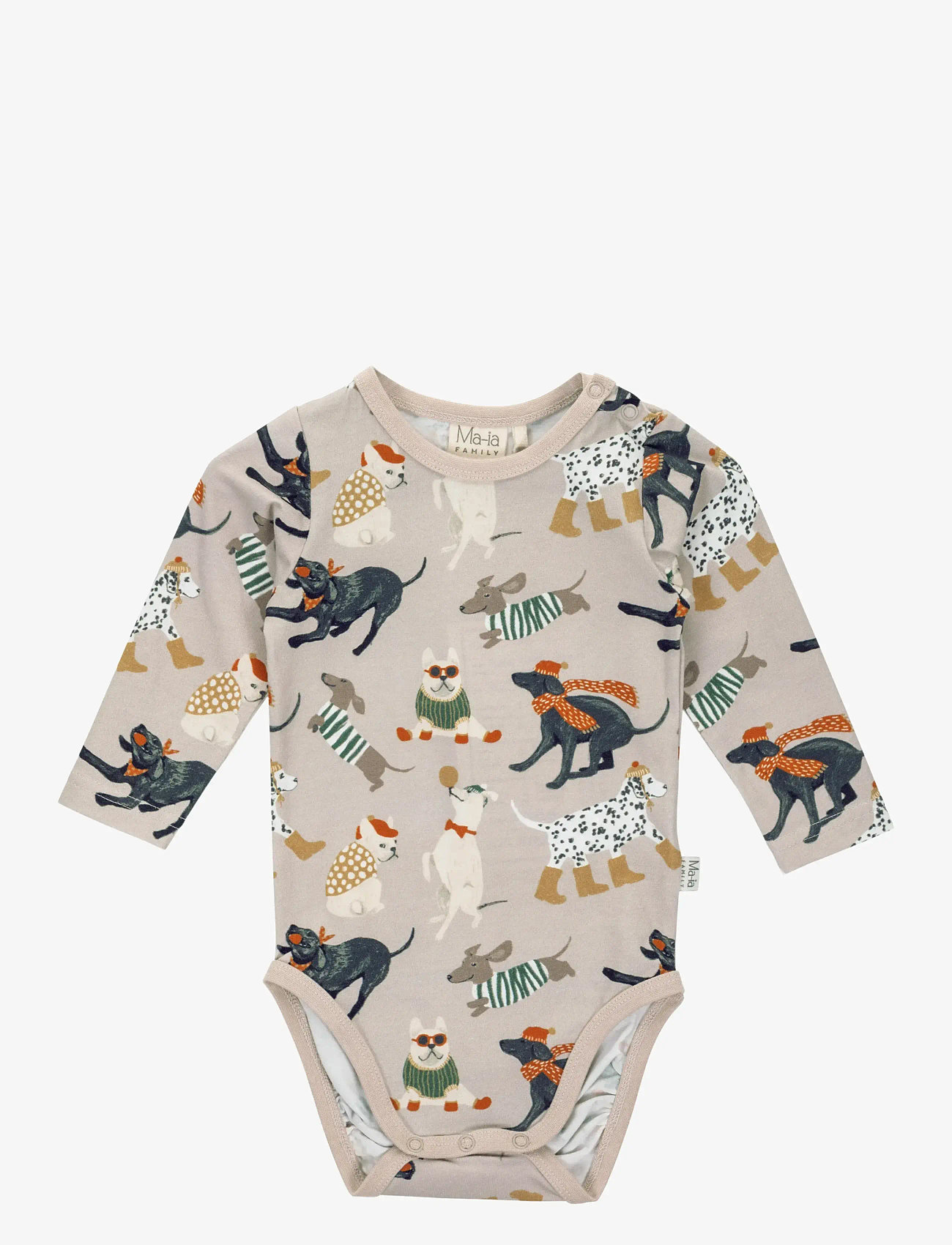 Ma-ia Family - HUNDAR BODY - long-sleeved bodies - beige - 0
