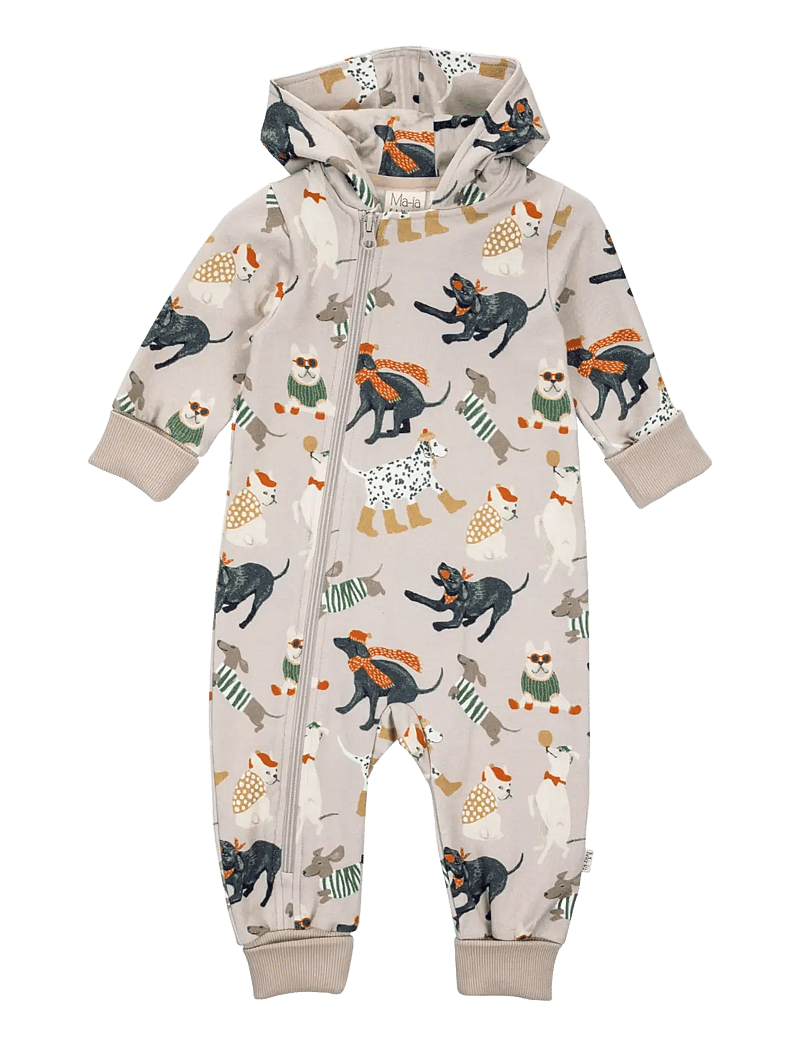 Ma-ia Family - HUNDAR OVERALL - kombinezonai - beige - 0