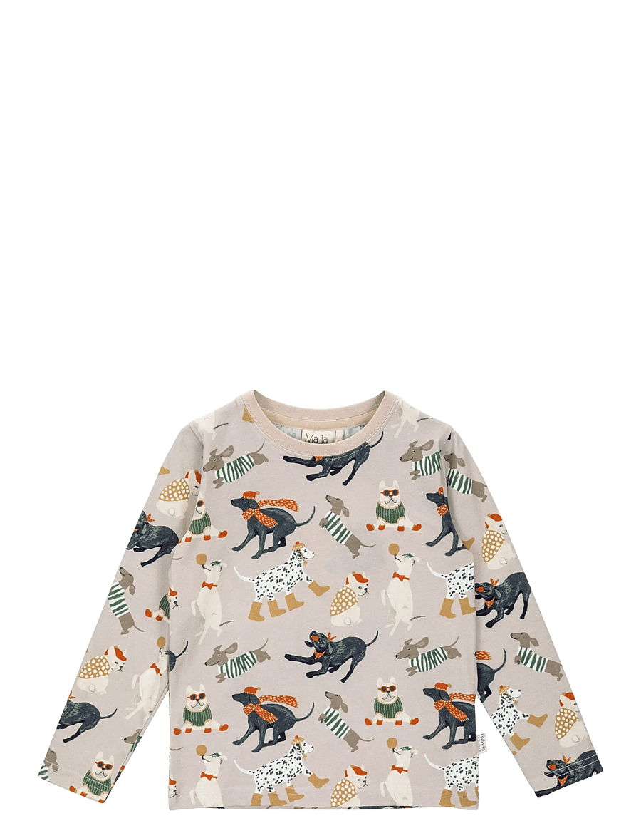Maia Family - HUNDAR TRÖJA - pikkade varrukatega t-särgid - beige - 0