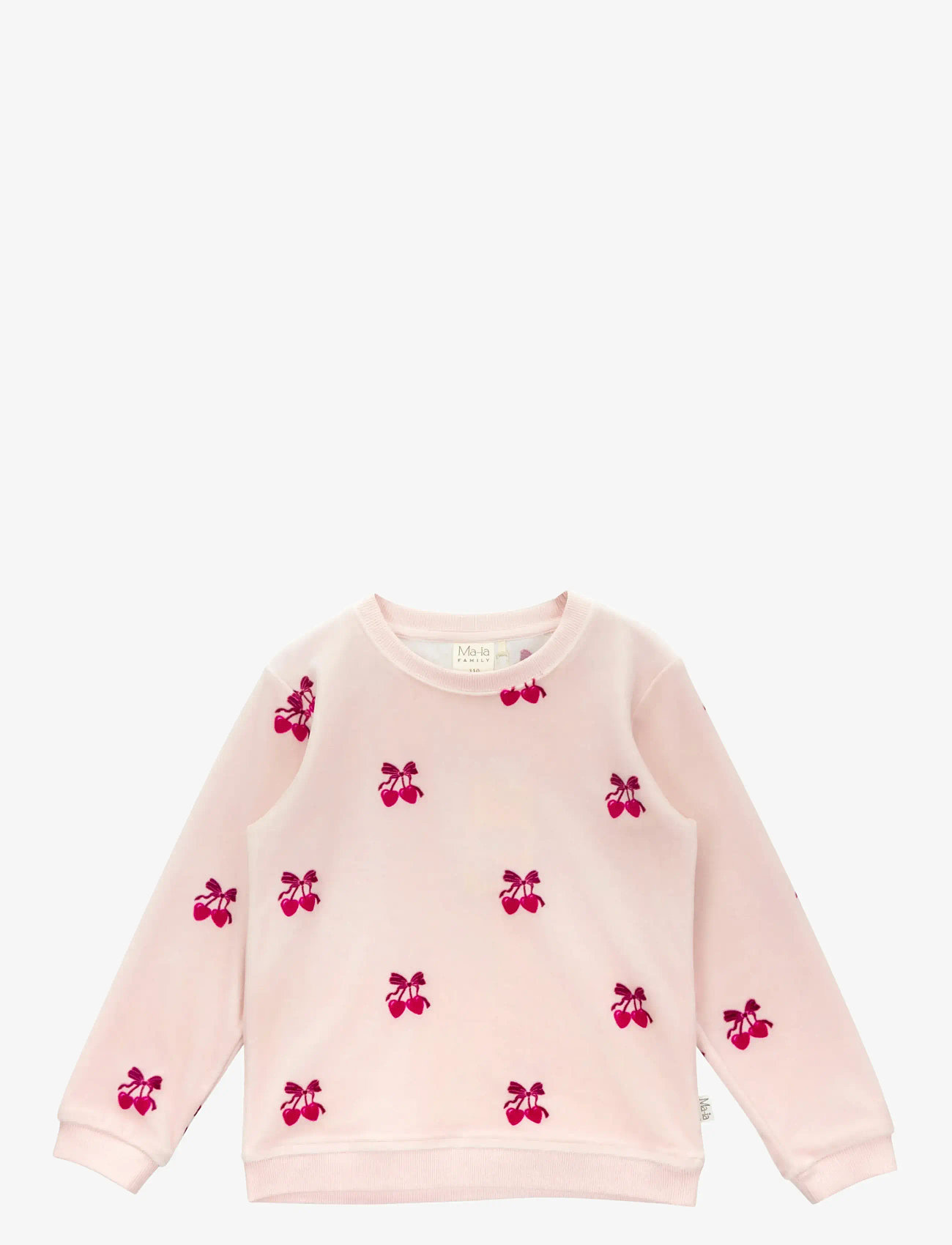 Ma-ia Family - MORELLI VELOURTRÖJA - sweatshirts - pink - 1