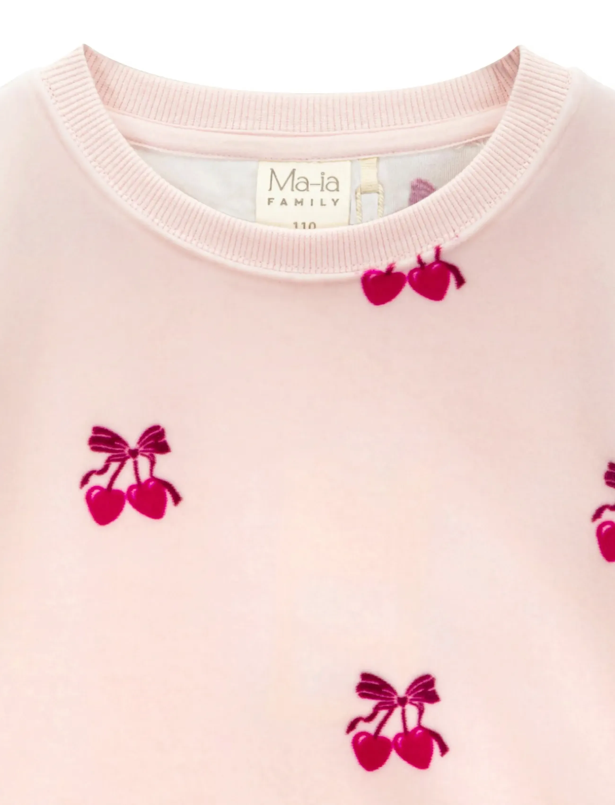 Ma-ia Family - MORELLI VELOURTRÖJA - dressipluusid - pink - 3