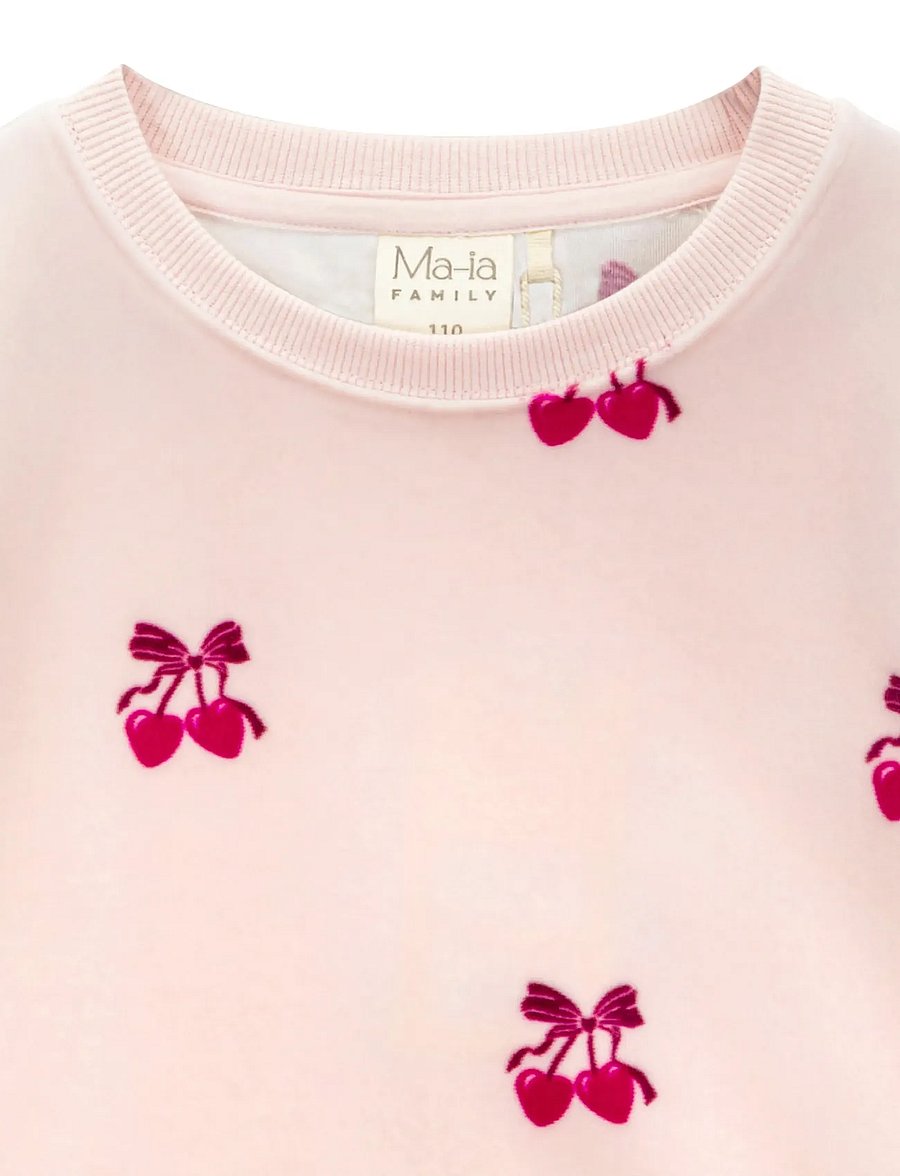 Maia Family - MORELLI VELOURTRÖJA - sweatshirts - pink - 3