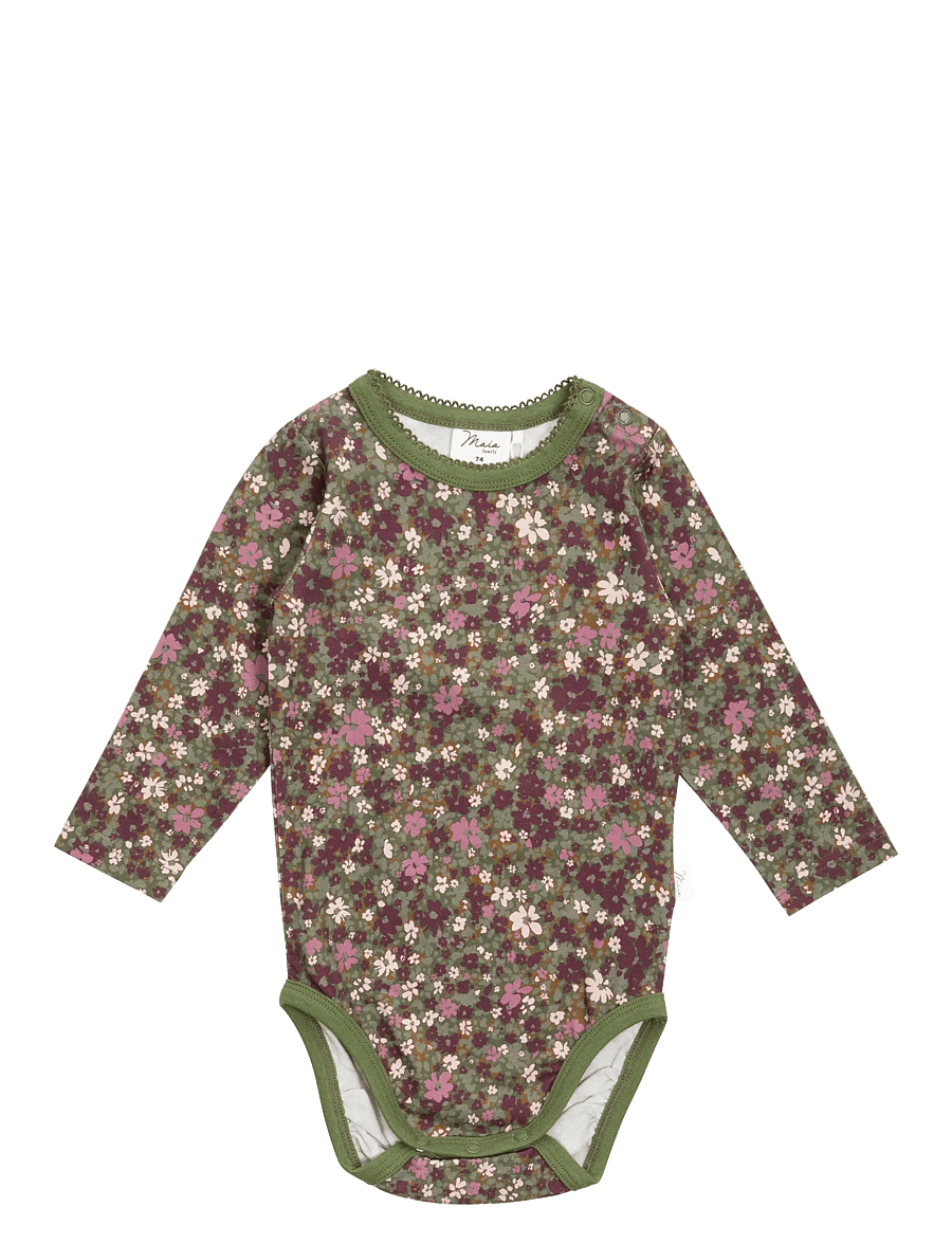Maia Family - PRIMROSE BODY - langärmelige bodys - green - 0