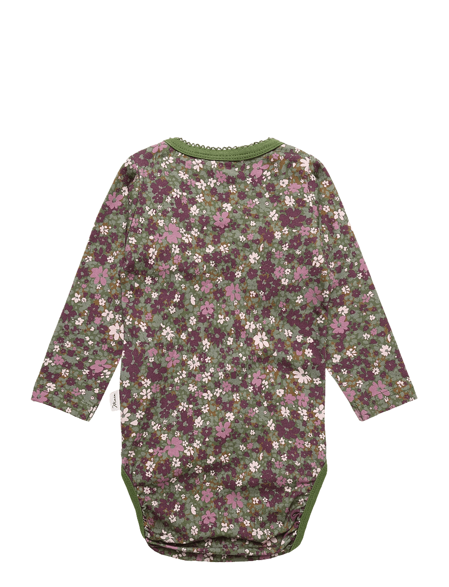 Maia Family - PRIMROSE BODY - pikkade varrukatega bodid - green - 1
