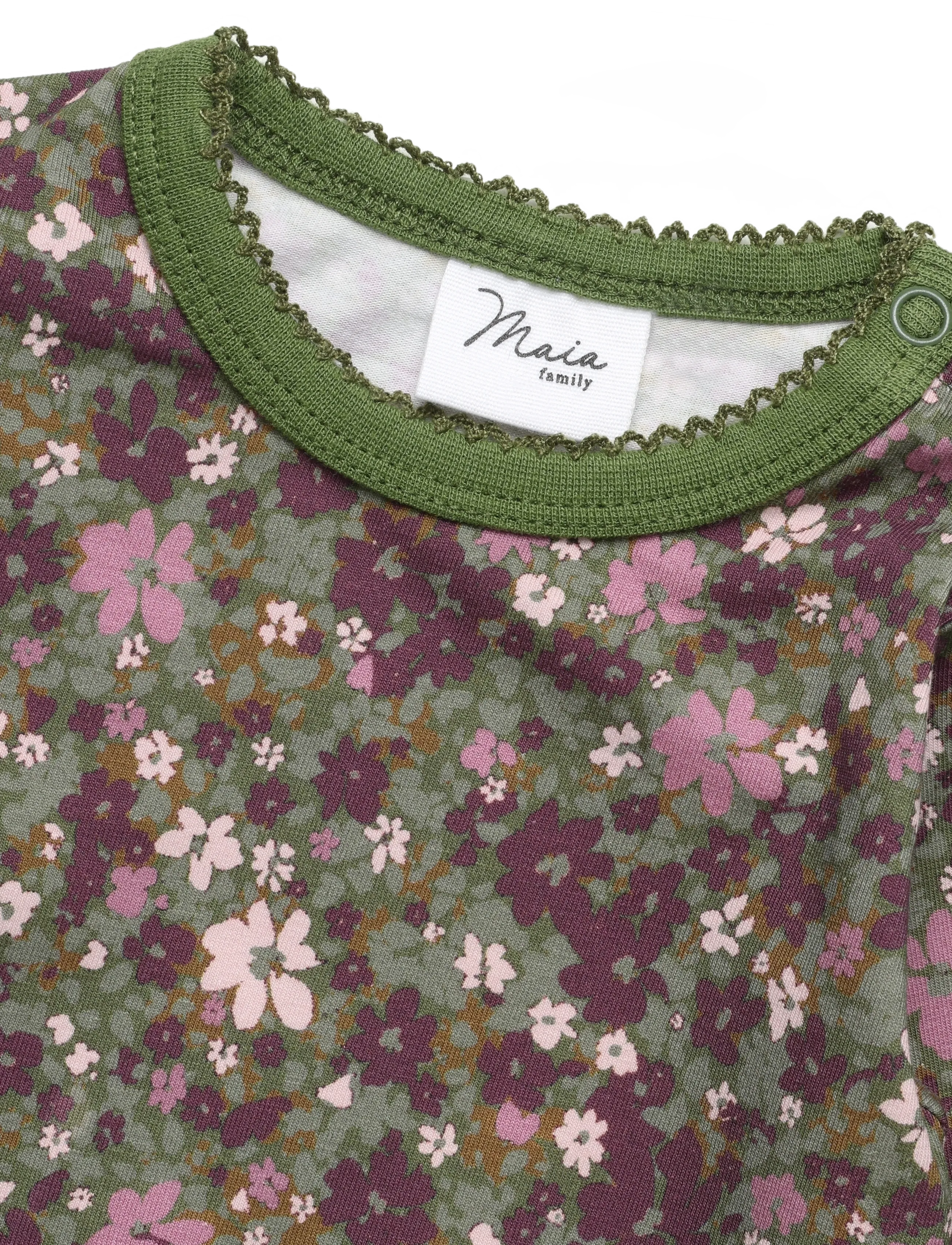 Maia Family - PRIMROSE BODY - pikkade varrukatega bodid - green - 2