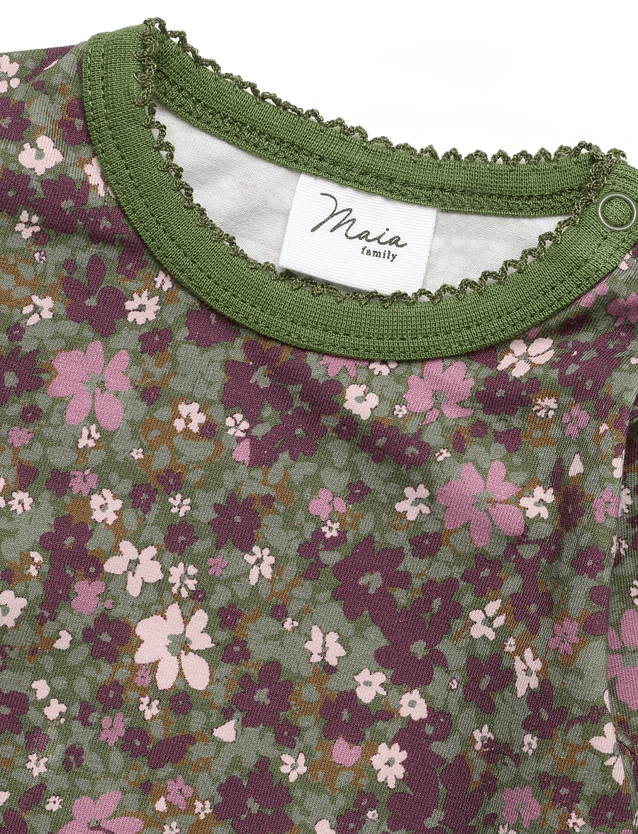 Maia Family - PRIMROSE BODY - pikkade varrukatega bodid - green - 2