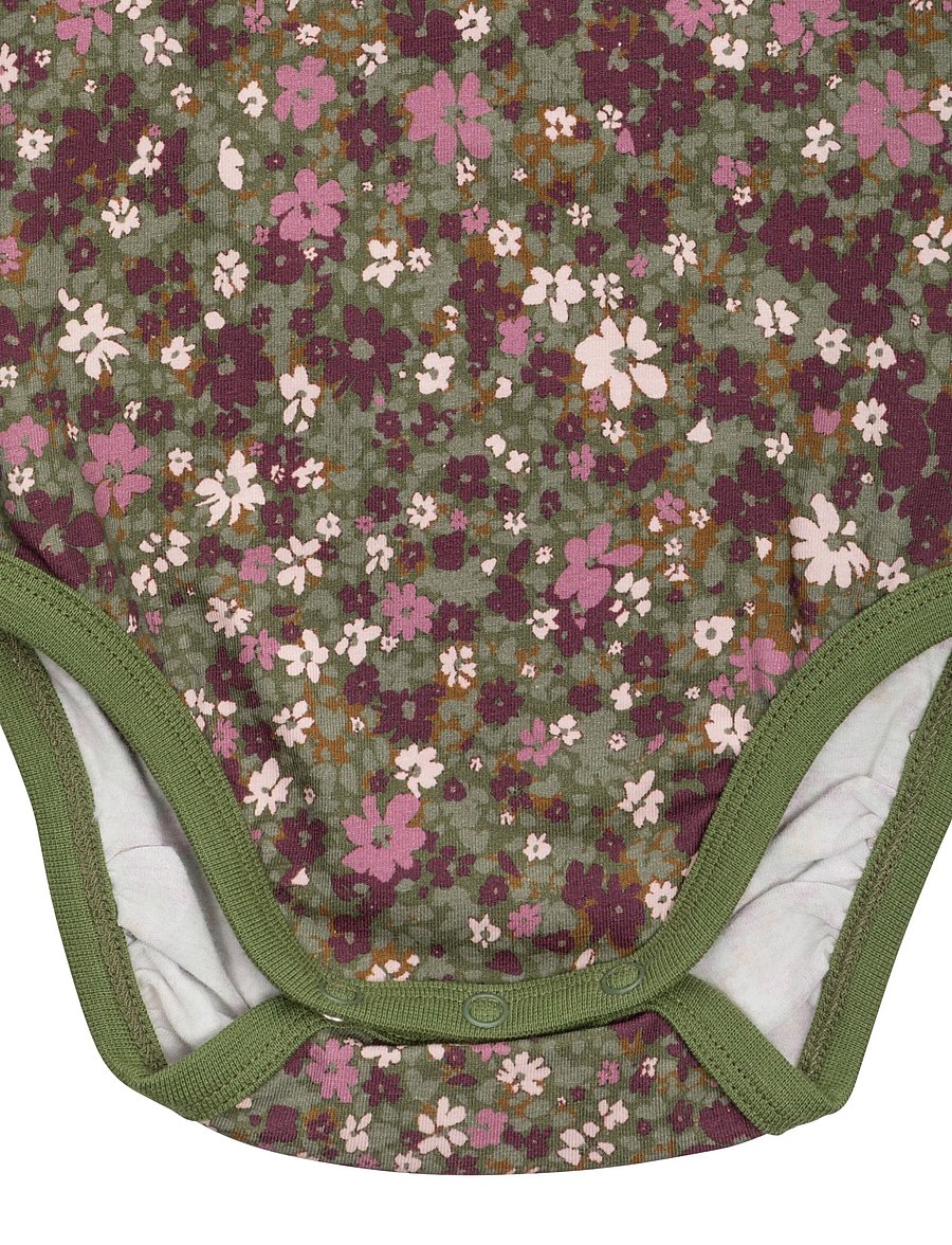 Maia Family - PRIMROSE BODY - langärmelige bodys - green - 1