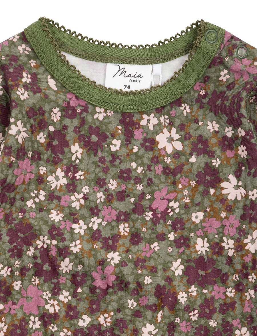 Maia Family - PRIMROSE BODY - langärmelige bodys - green - 2