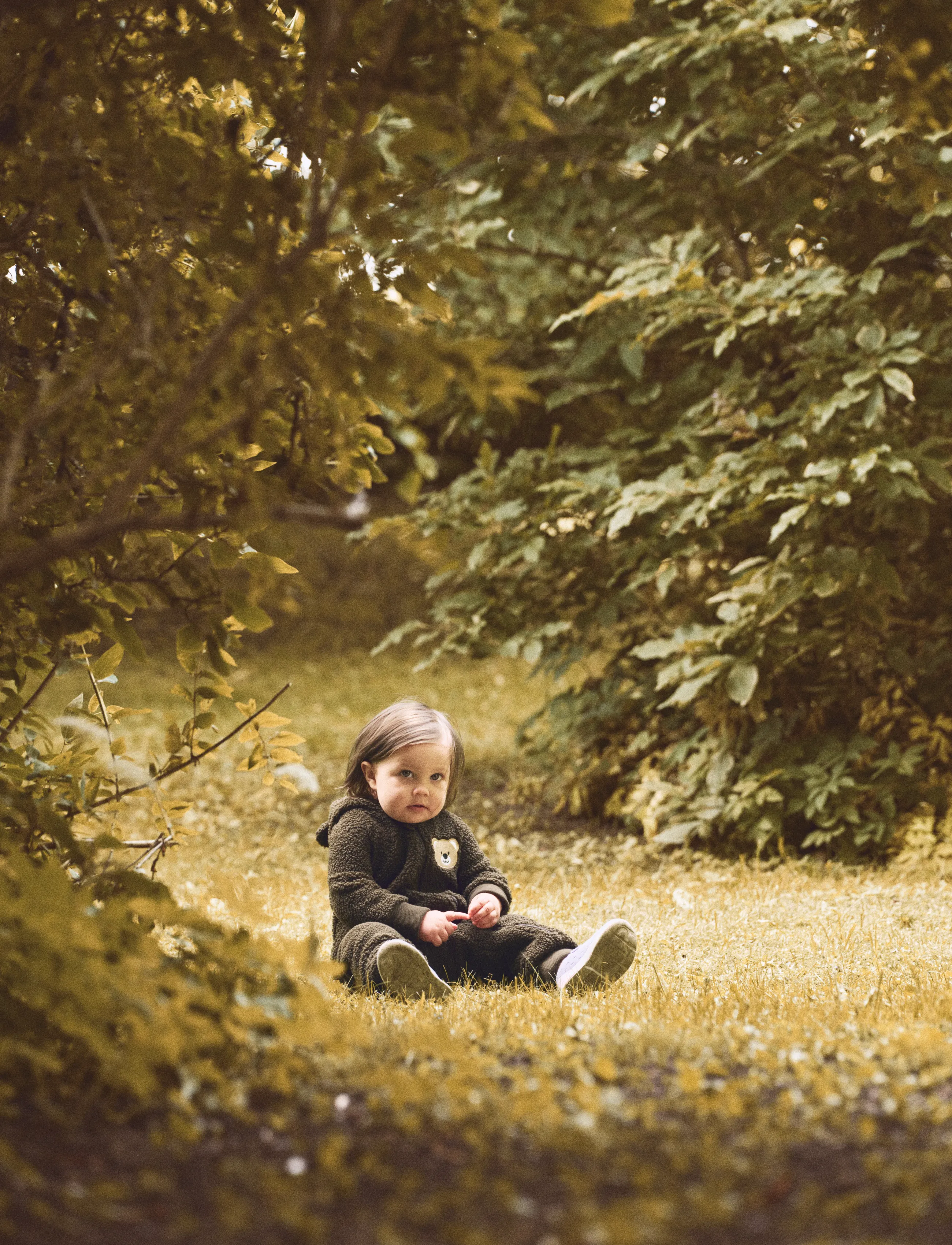 Maia Family Teddy Overall, 86, Brown, Yderbeklædning I Fleece > Overalls I Fleece, Børn