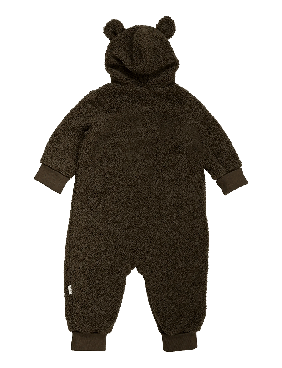 Maia Family - TEDDY OVERALL - fleece overalls - brown - 2