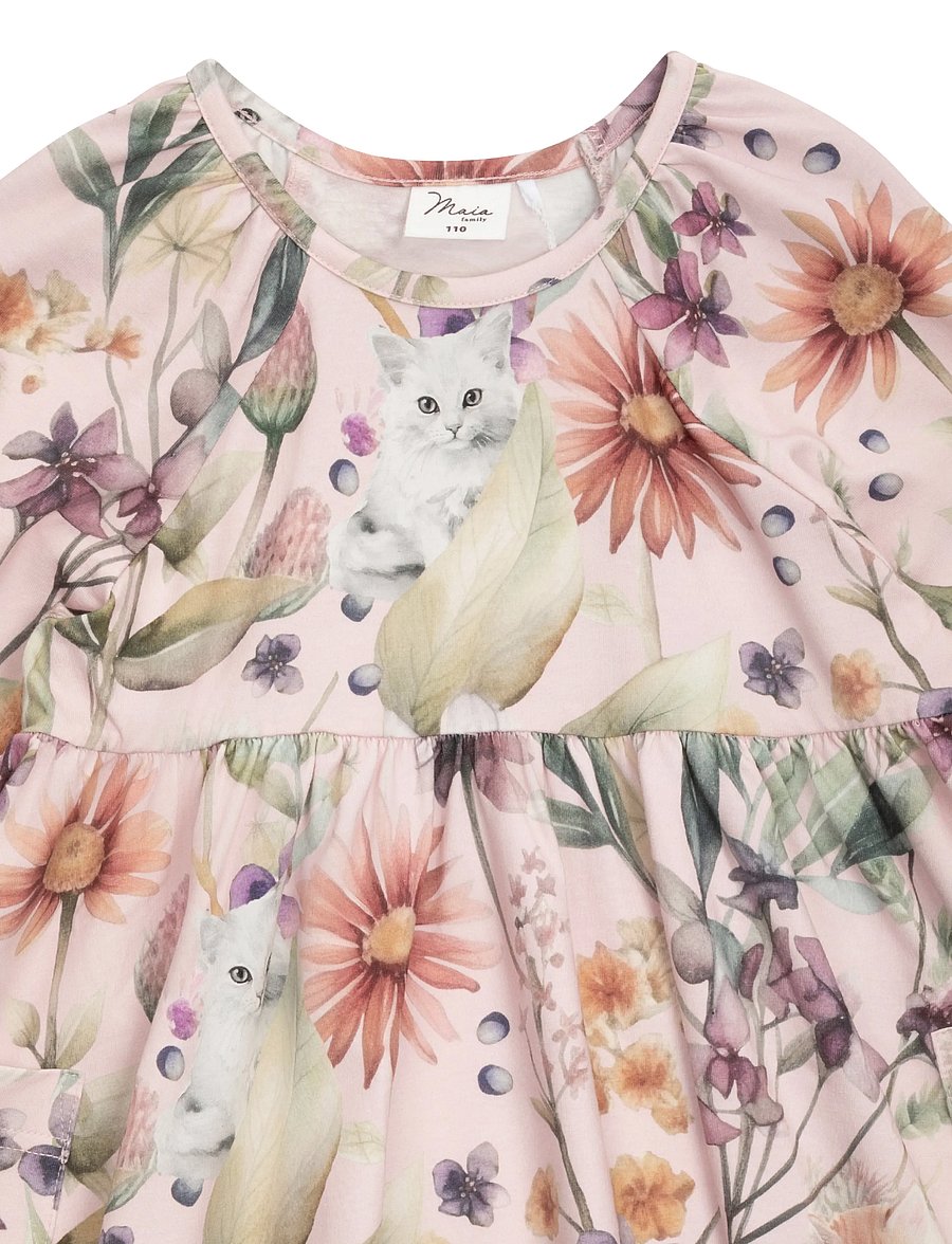 Maia Family - KATTMYNTA KLÄNNING - langärmelige freizeitkleider - pink - 1