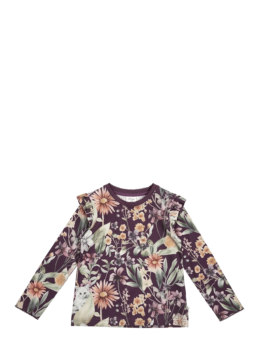 Maia Family - KATTMYNTA TRÖJA - langærmede t-shirts - purple - 0