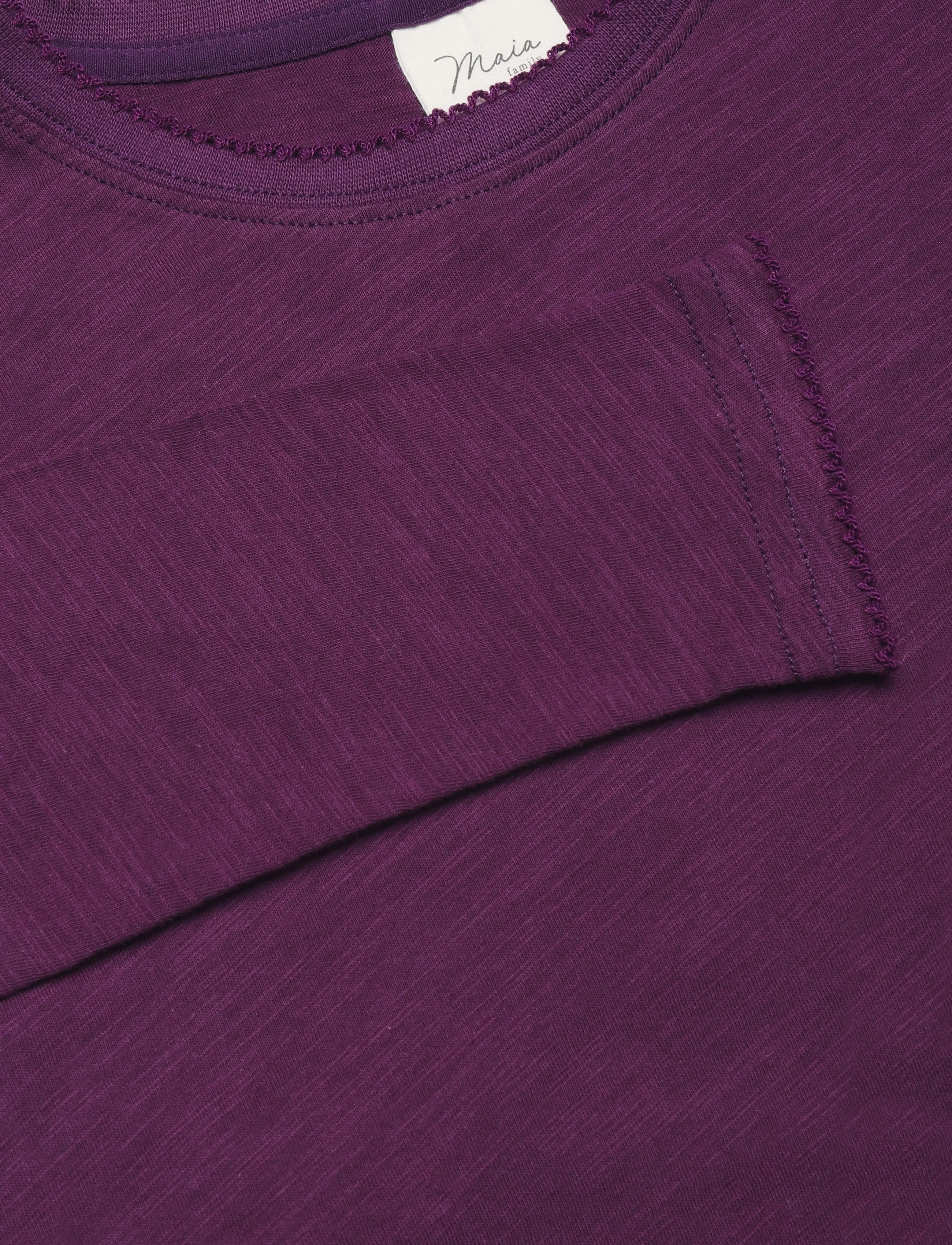 Maia Family - ETTA TRÖJA - long-sleeved t-shirts - purple - 4