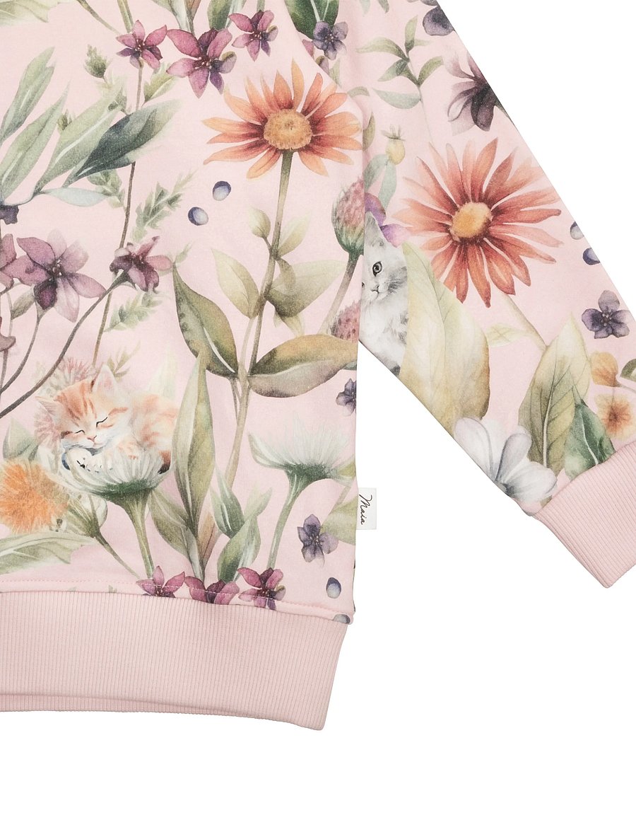 Maia Family - KATTMYNTA COLLEGETRÖJA - sweatshirts - pink - 1
