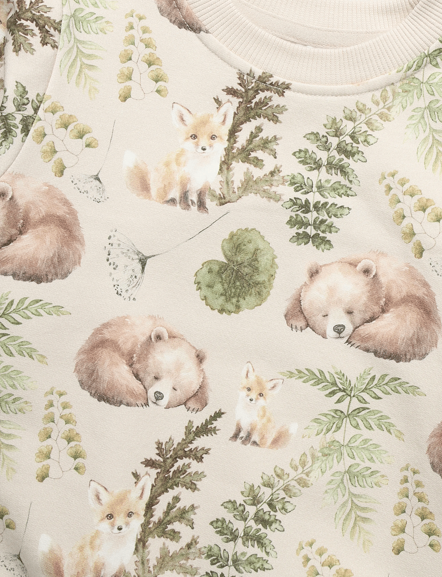 Maia Family - DAGSSÖMN COLLEGETRÖJA - dressipluusid - beige - 3