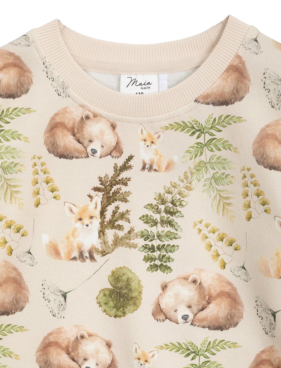 Maia Family - DAGSSÖMN COLLEGETRÖJA - sweatshirts - beige - 2