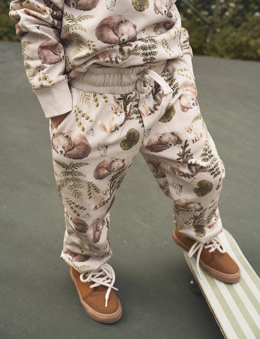 Maia Family - DAGSSÖMN COLLEGEBYXA - jogginghosen - beige - 0