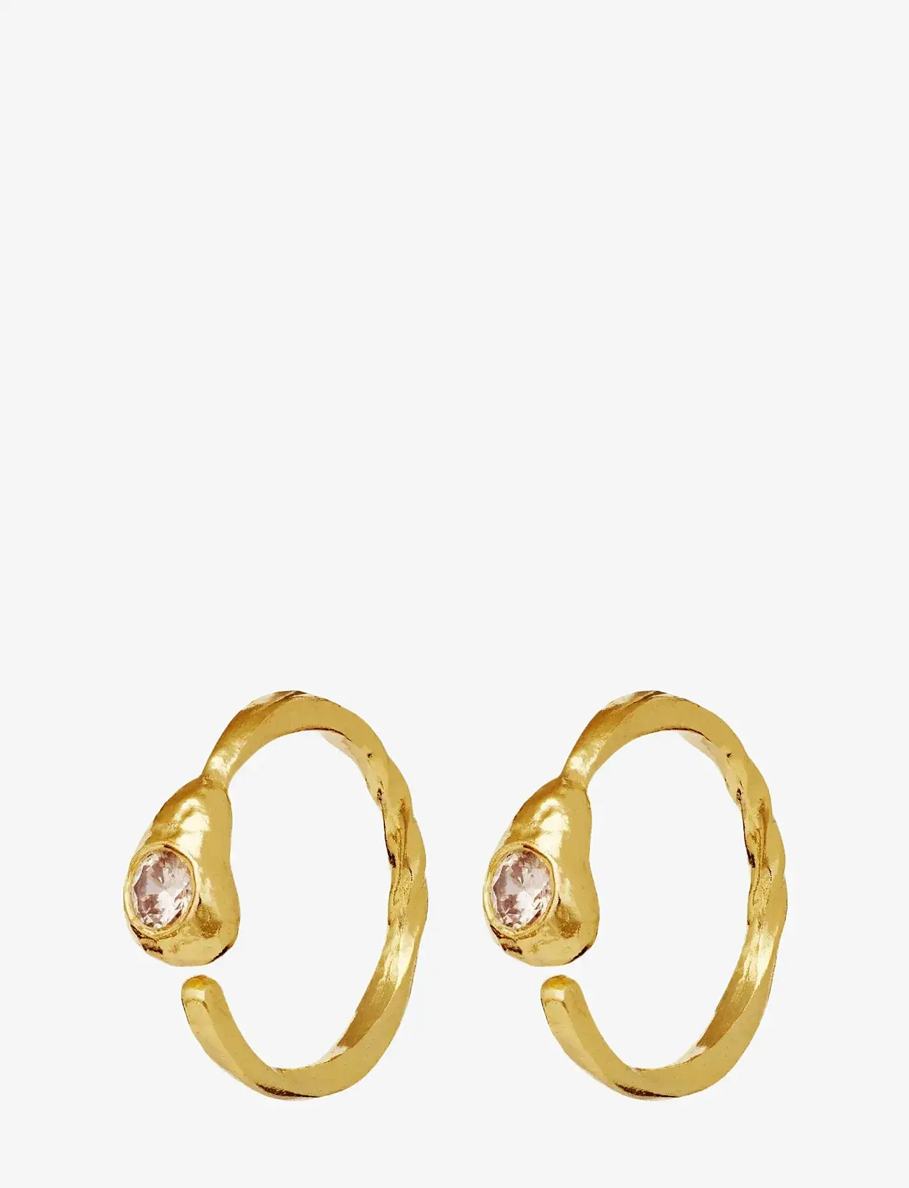 Maanesten - Beth Earrings - hoops - gold - 1