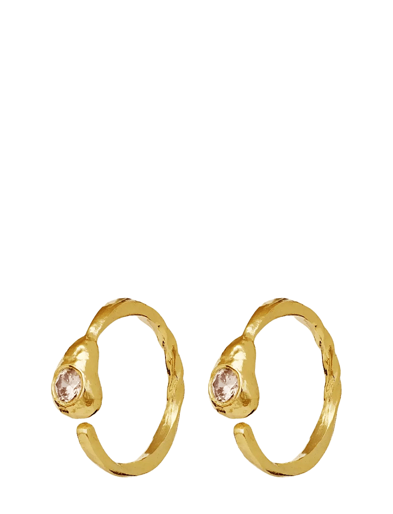 Maanesten - Beth Earrings - hoops - gold - 1