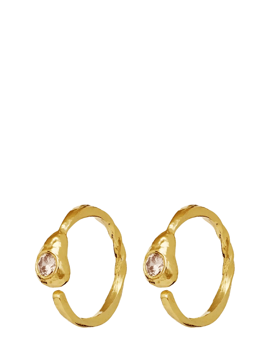 Maanesten - Beth Earrings - hoops - gold - 1