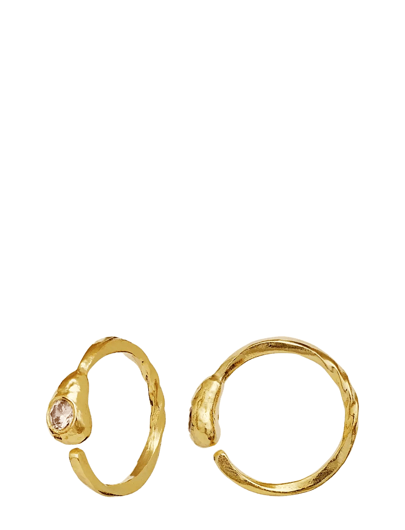 Maanesten - Beth Earrings - hoops - gold - 2