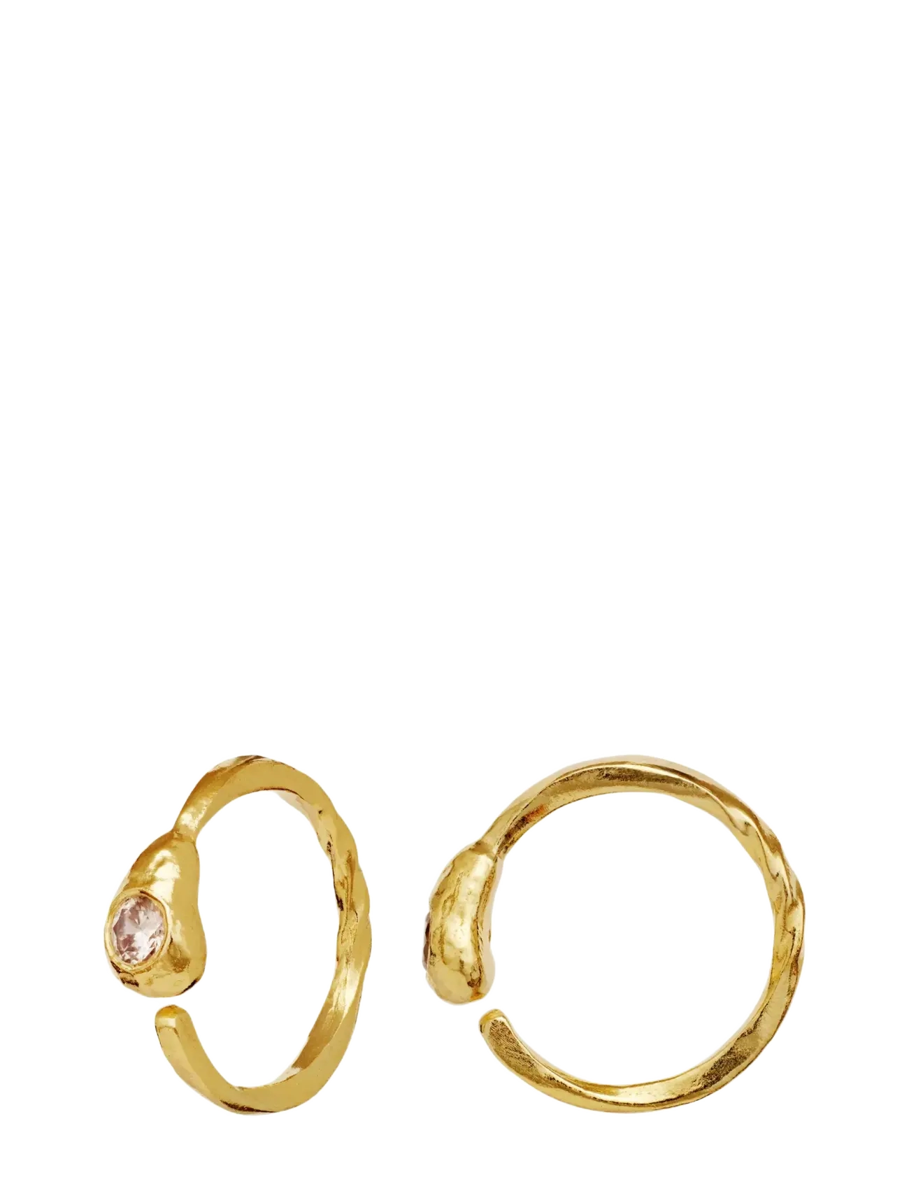 Maanesten - Beth Earrings - hoops - gold - 2