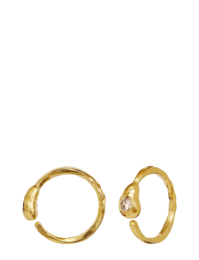 Maanesten - Beth Earrings - hoops - gold - 3