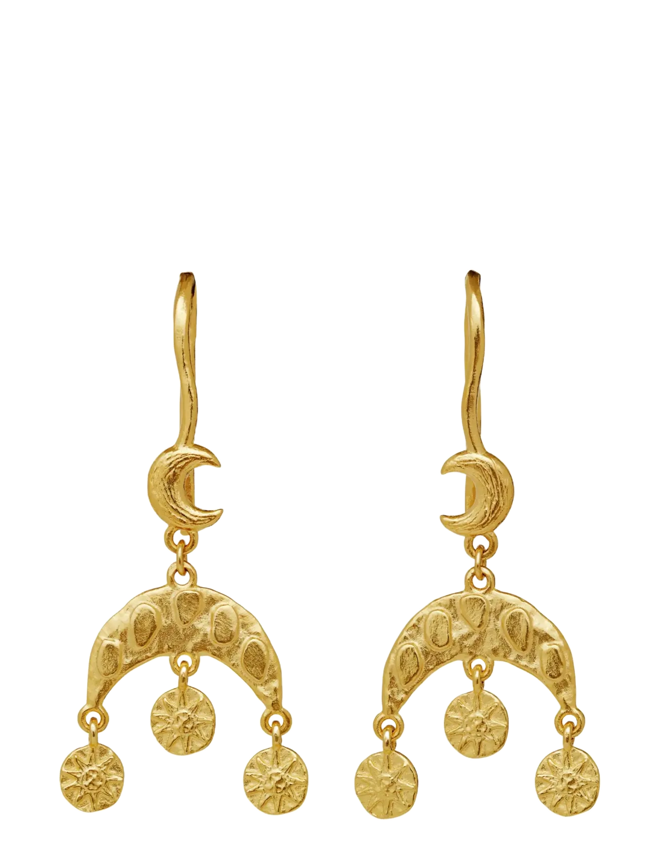 MAANESTEN Zia Ohrringe Gold - LENGTH:37MM WIDTH:17MM - Damen