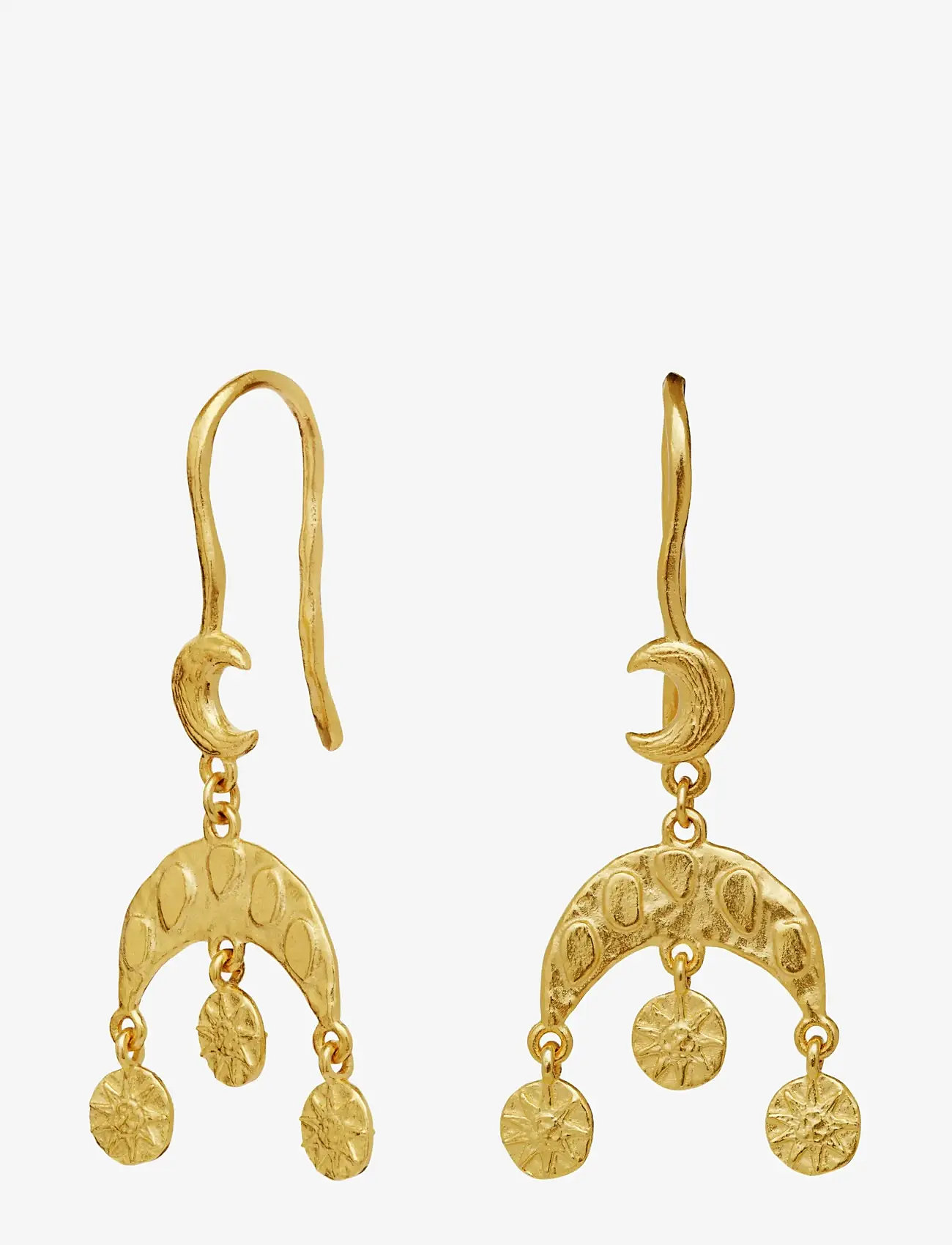 Maanesten - Zia Earrings - Øreringe med vedhæng - gold - 2