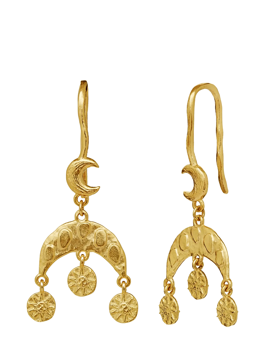 Maanesten - Zia Earrings - Øreringe med vedhæng - gold - 3