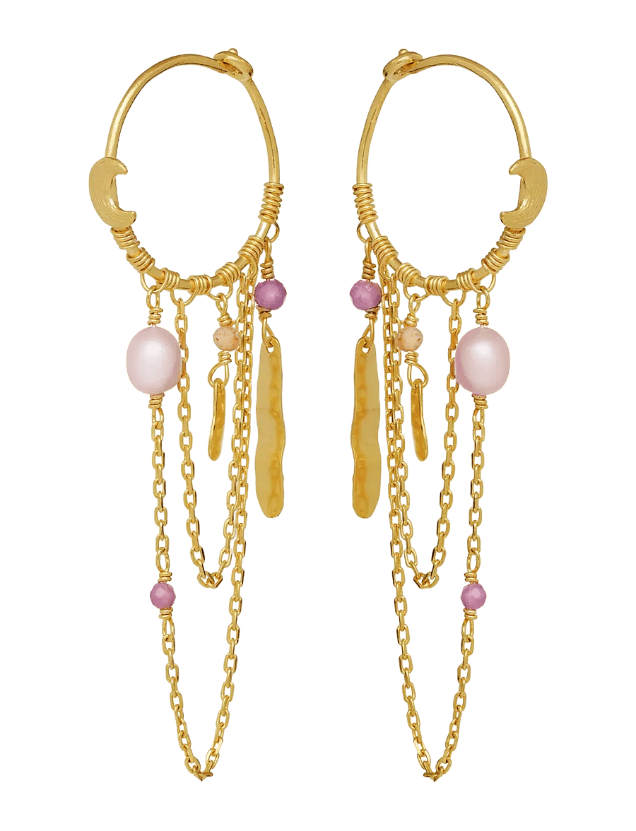 Maanesten - Indie Earrings - gold - 0