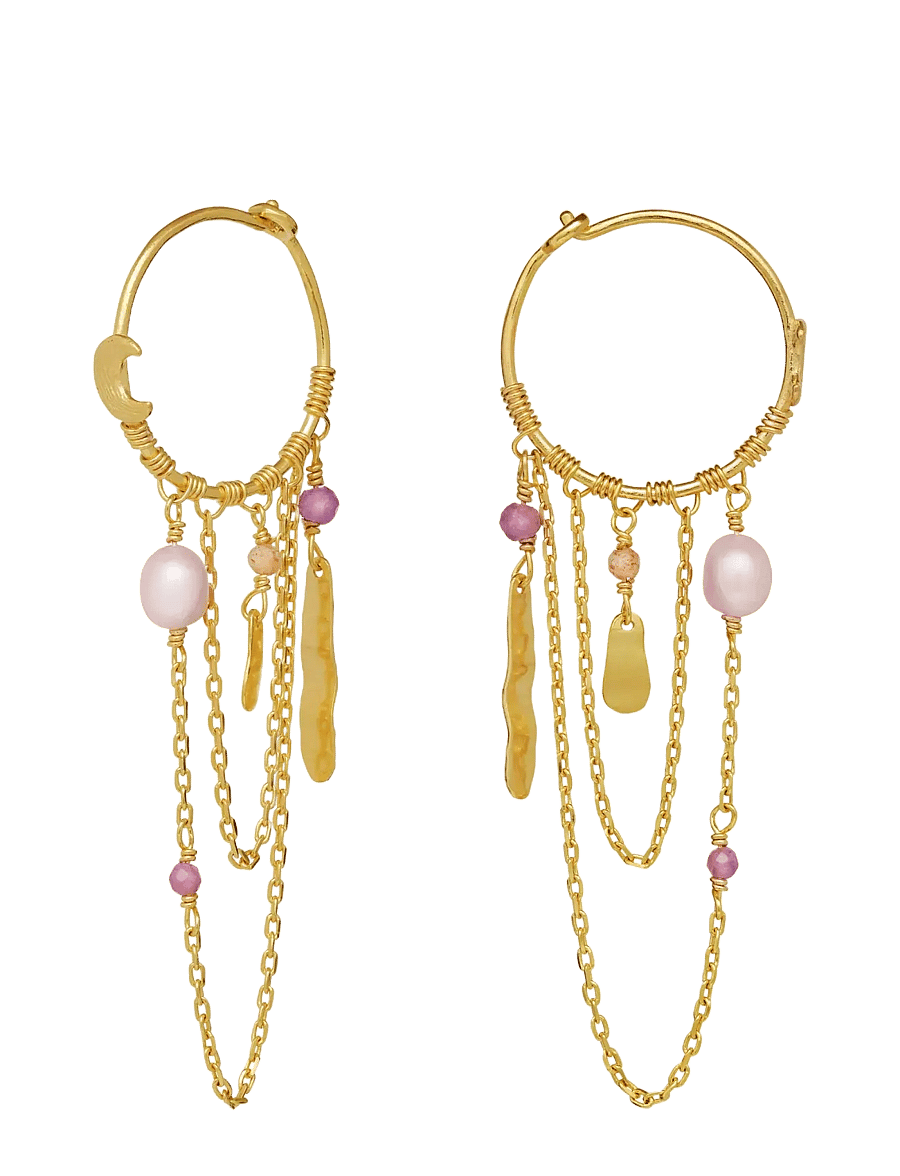 Maanesten - Indie Earrings - gold - 1