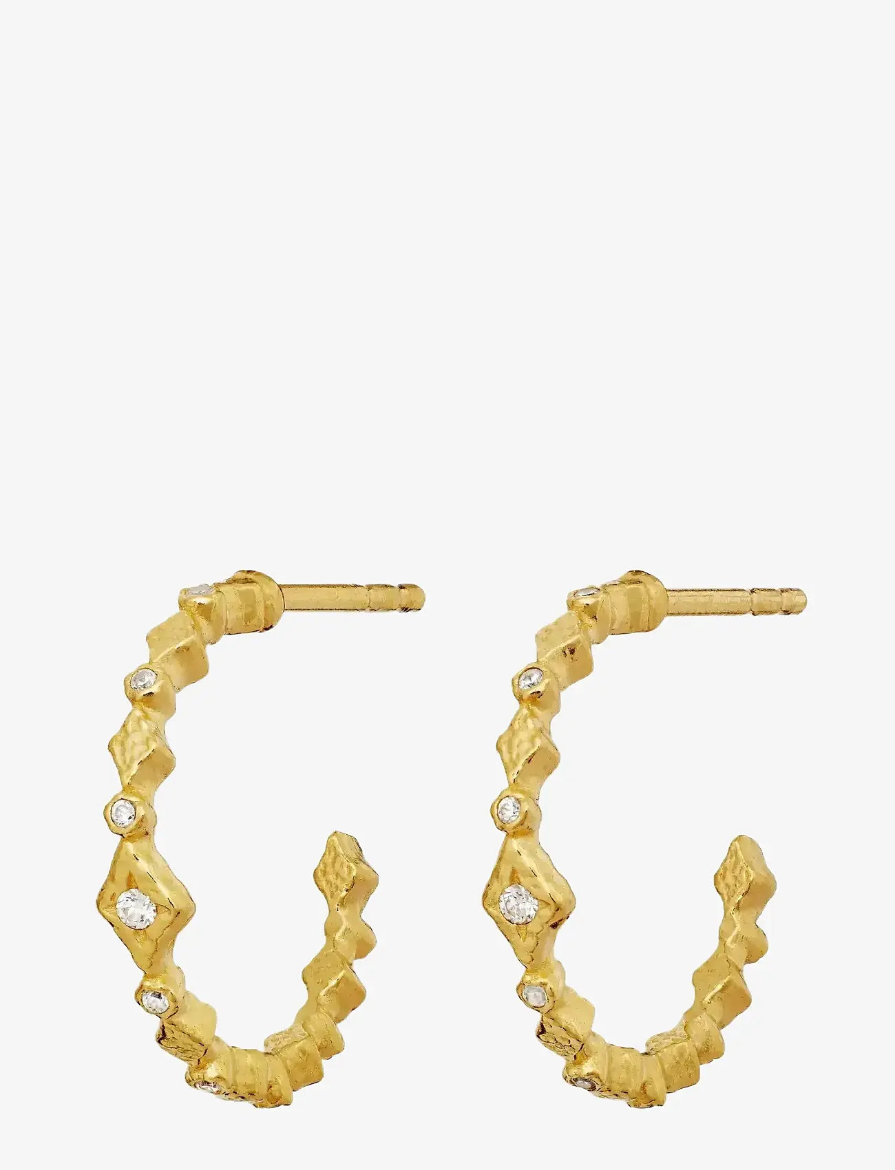 Maanesten - Arlette Earrings - hoops - gold - 1